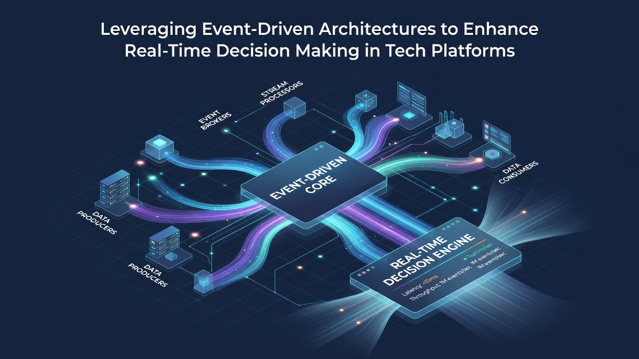 Leveraging Event-Driven Architectures to Enhance Real-Time Decision Making in Tech Platforms