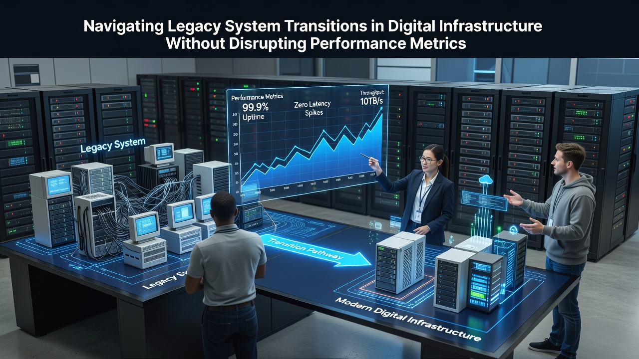 Navigating Legacy System Transitions in Digital Infrastructure Without Disrupting Performance Metrics